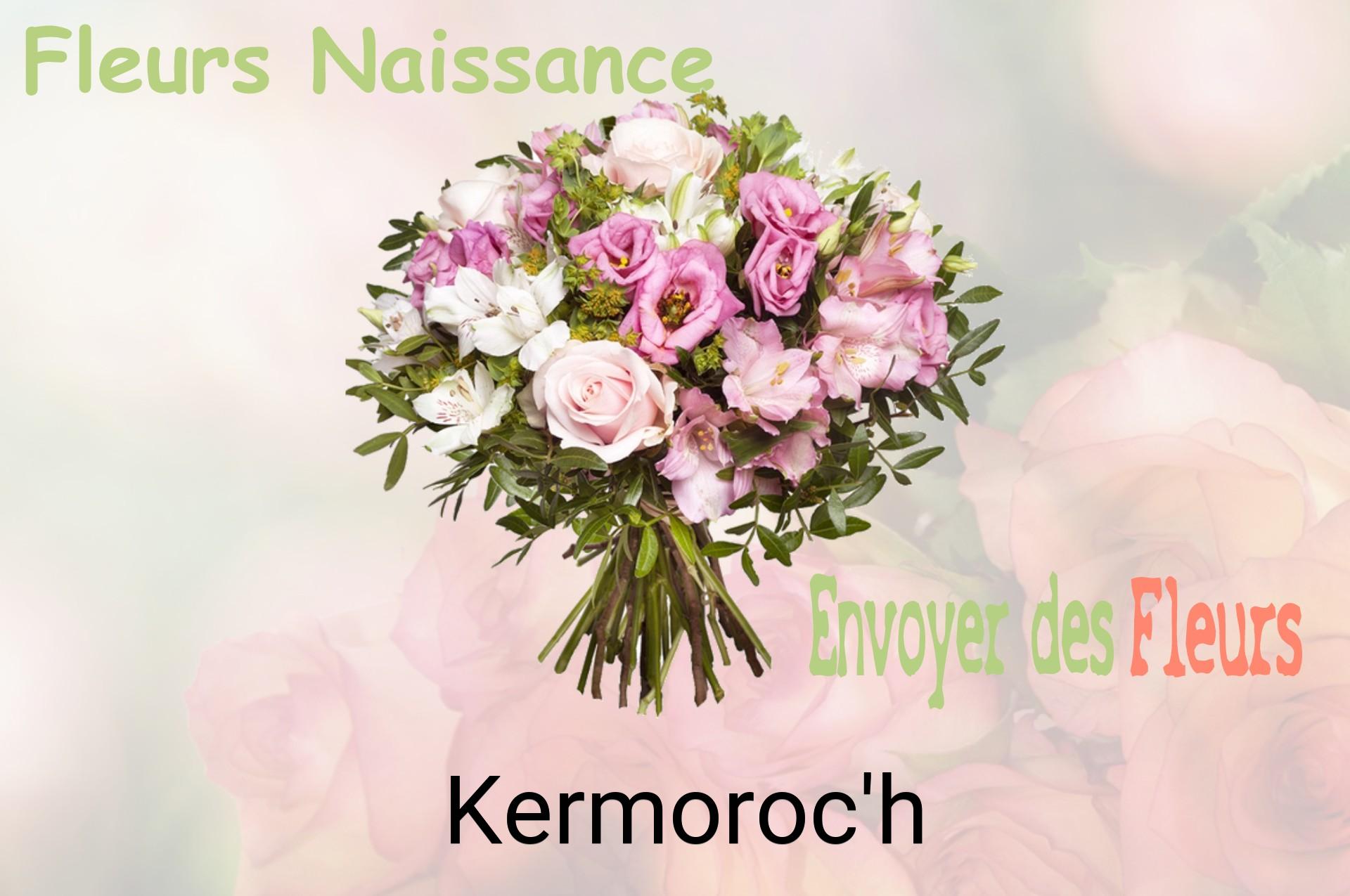 Bouquet de fleurs de naissance livré à Kermoroc'h
